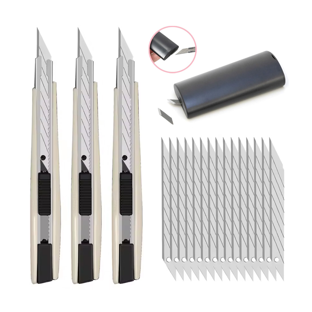 Air Bubble Remover - 9MM Retractable Utility Knife Cutter with