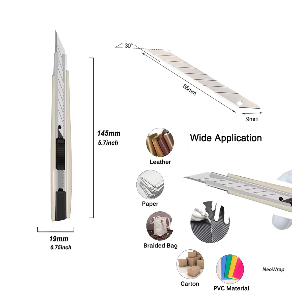 9MM Retractable Utility Knife  - Air Bubble Remover recension och pris