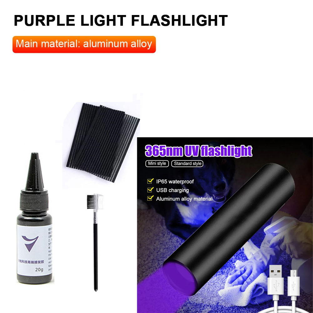 UV Light Hair Extension Glue   - Liquid Uv Glue Kit recension och pris